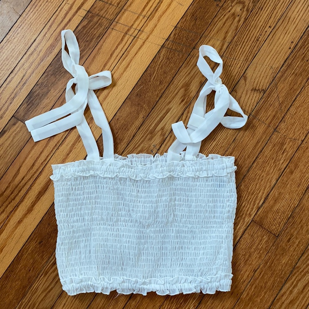 White tube top